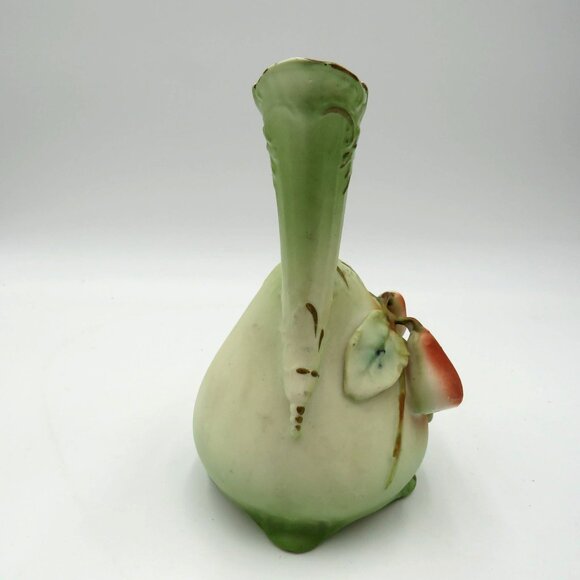 Vienna Austria Ewre Vintage Ceramic 5" Pitcher Pear Design Ornate Handle - Picture 8 of 11